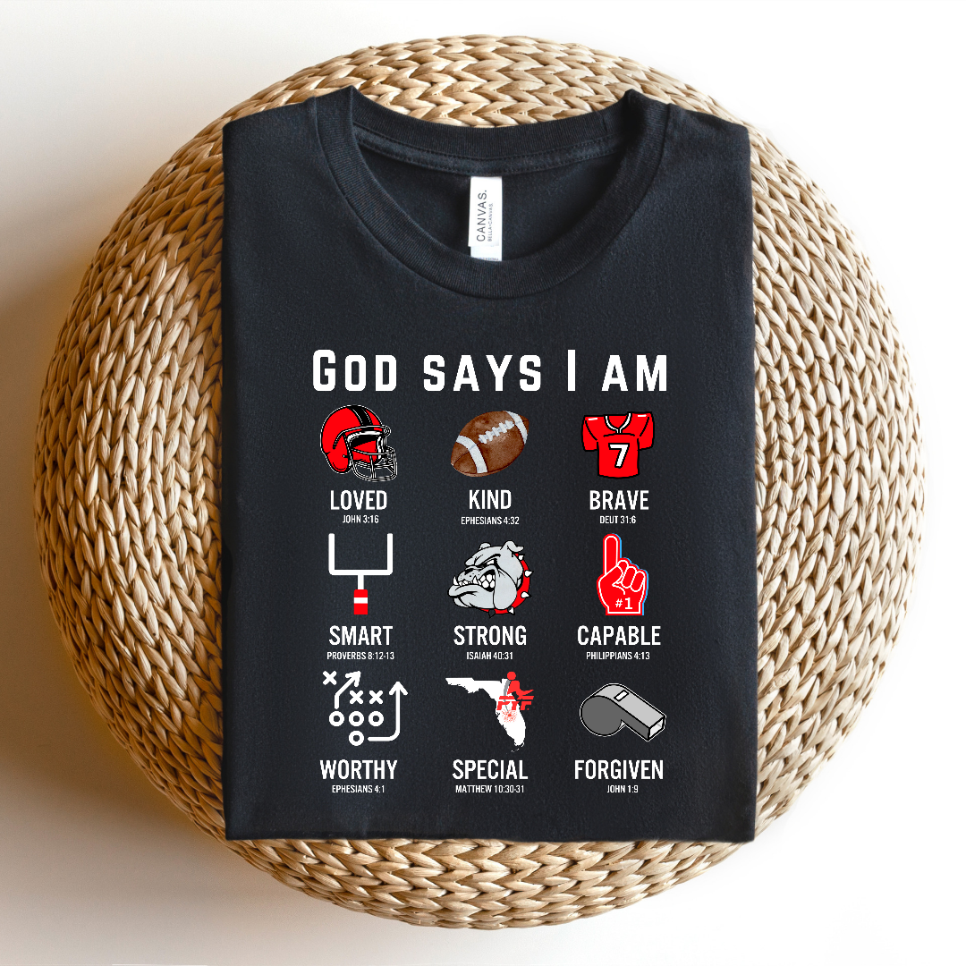 God Says I am - Football - Frostproof
