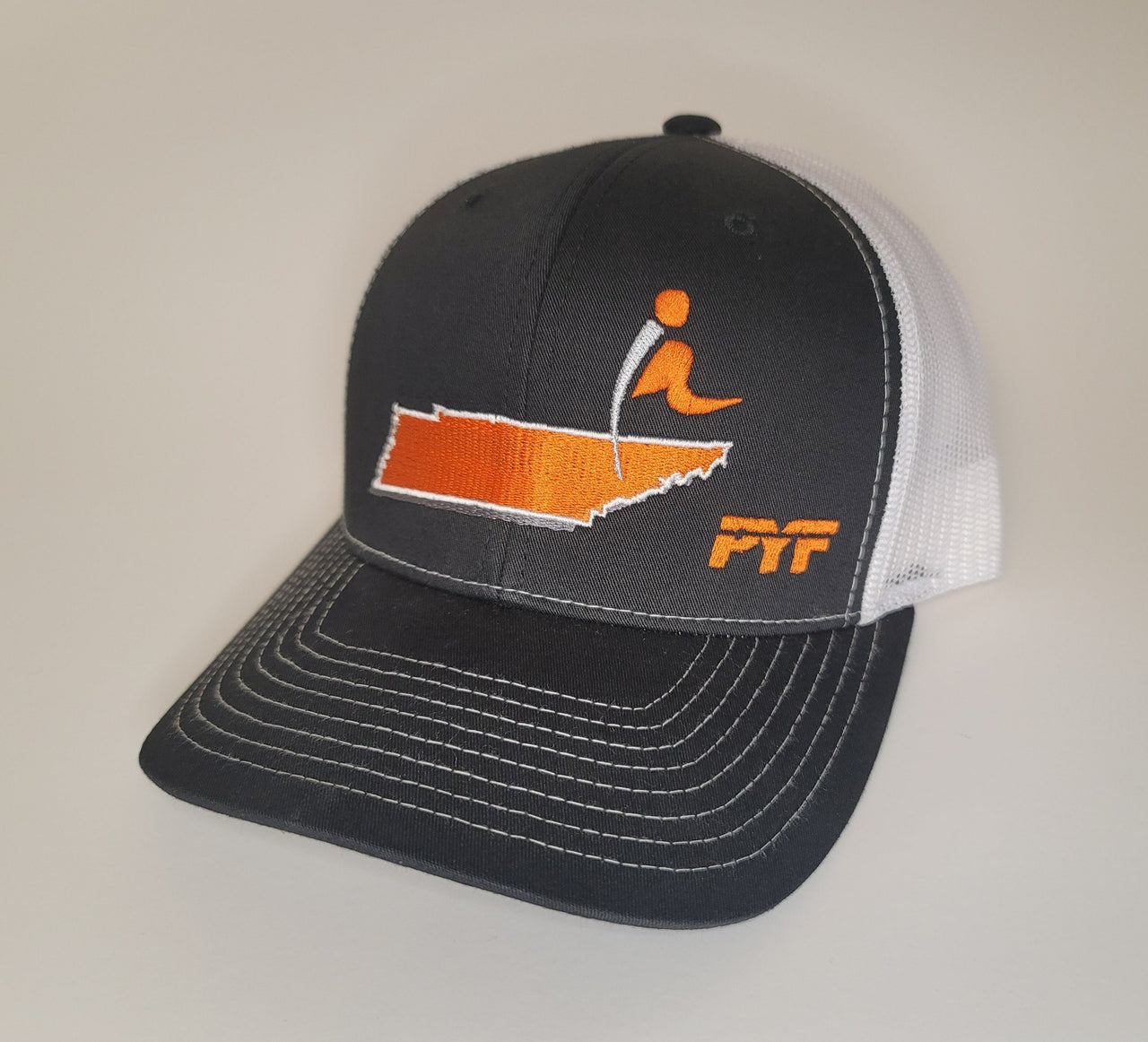 CXII Mesh Hat - Knoxville, Tennessee (Orange State/Black-White)