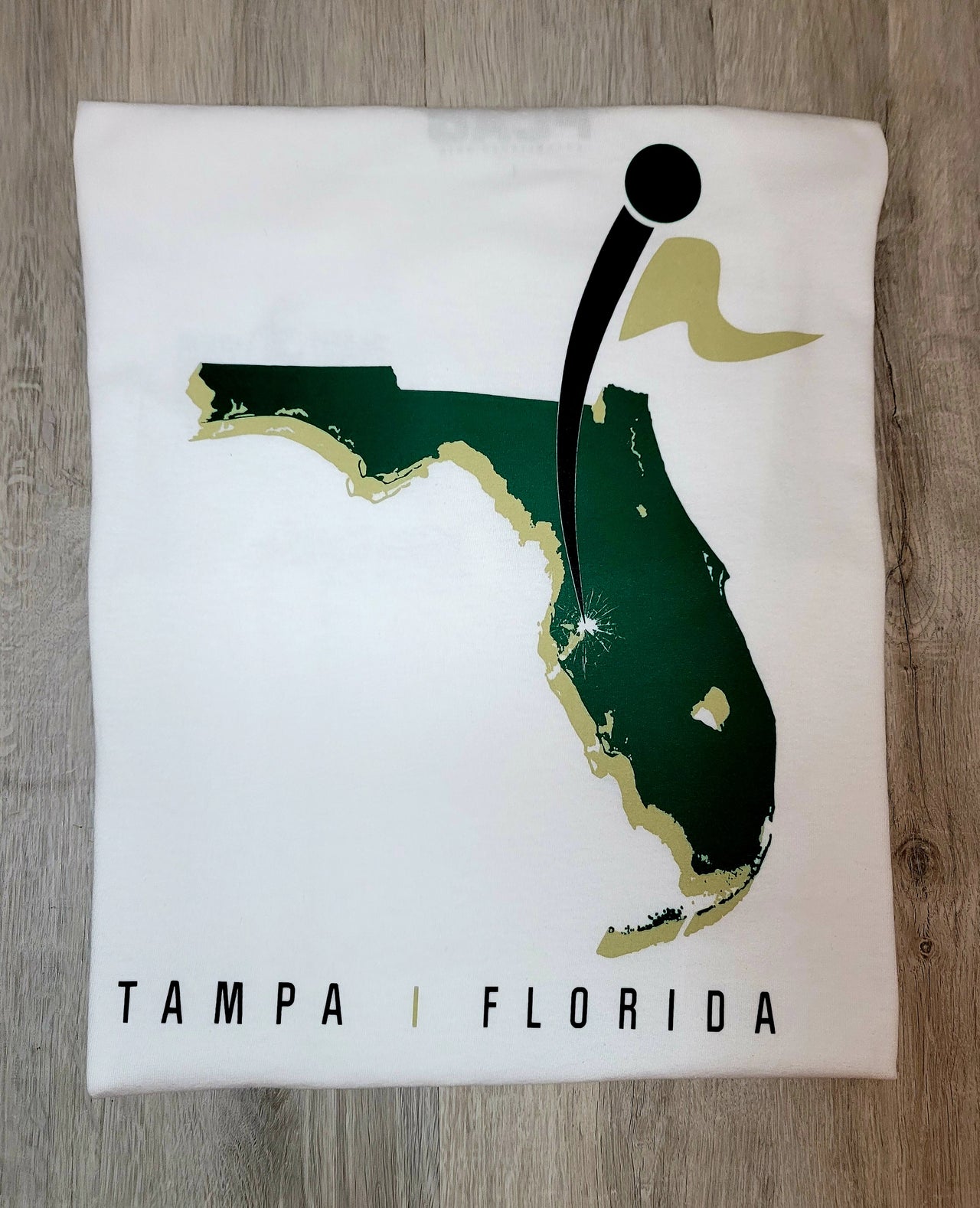 Crew-Neck Rugged Tee | Tampa, Florida
