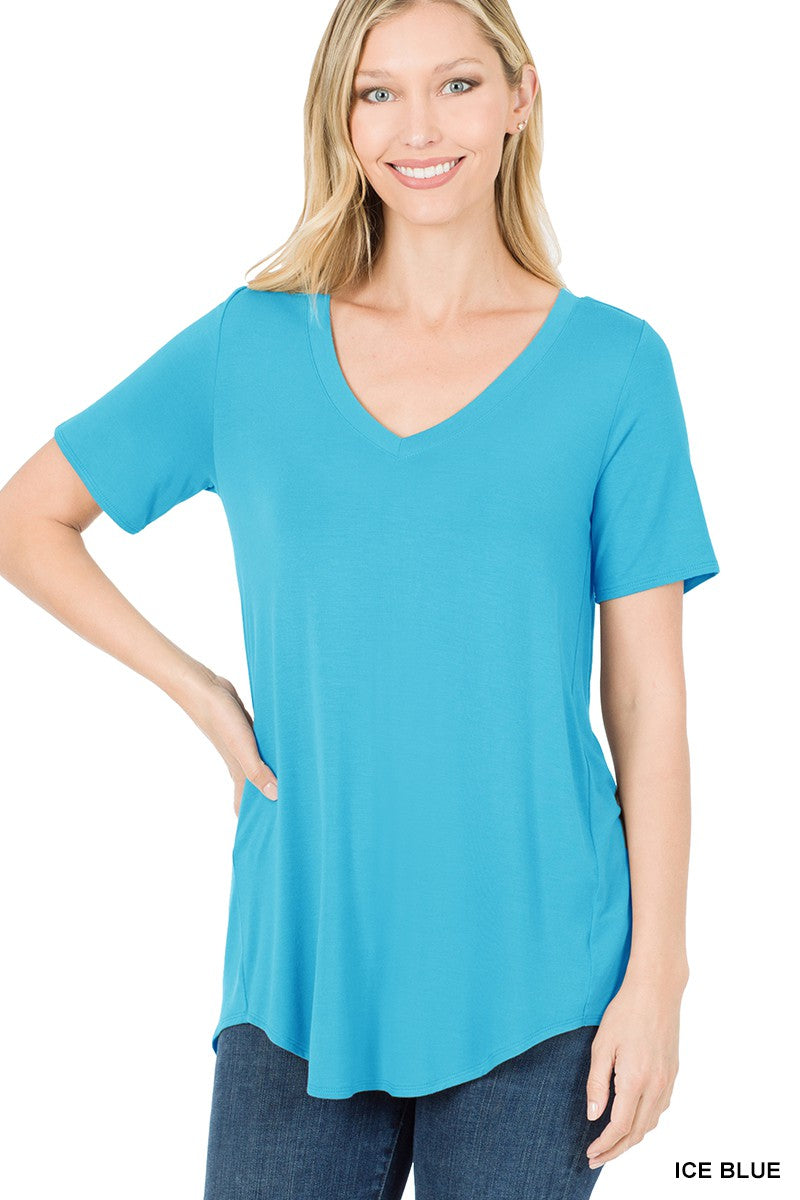 Luxe Rayon Short Sleeve Top