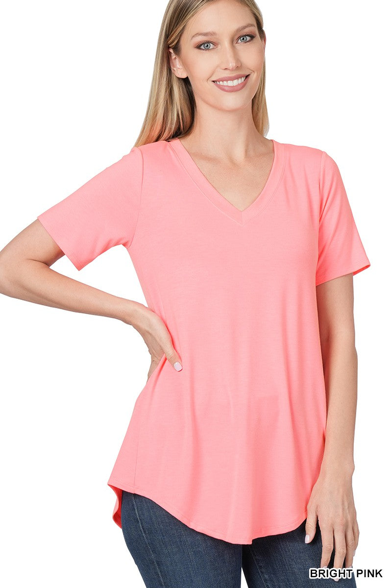 Luxe Rayon Short Sleeve Top