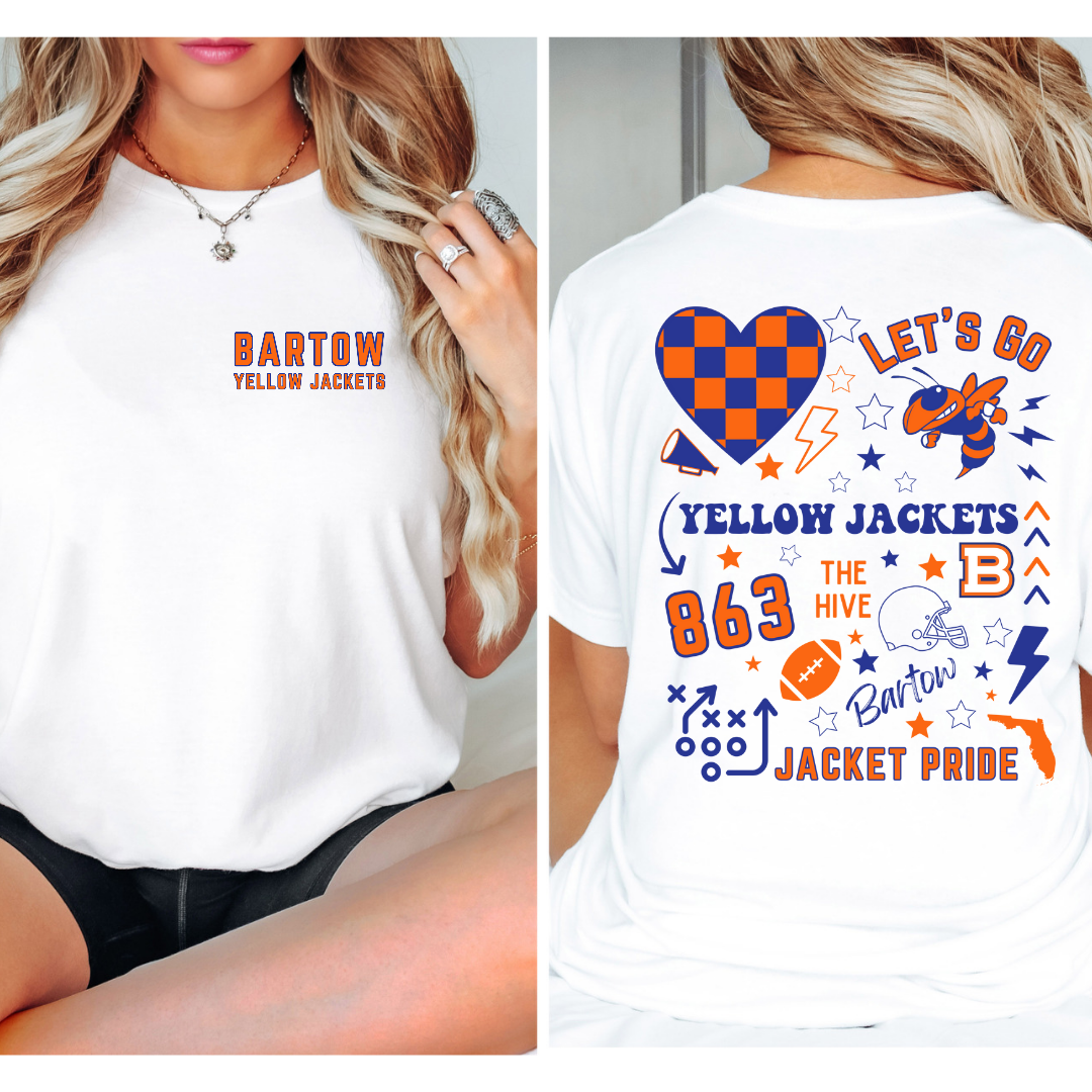 Bartow Yellow Jackets "Collection" Football Tee