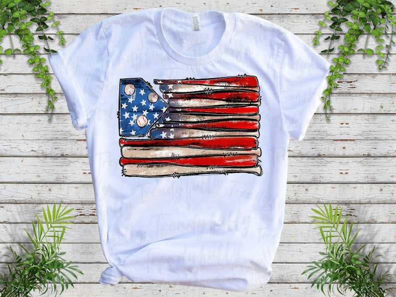 Baseball Flag Tee