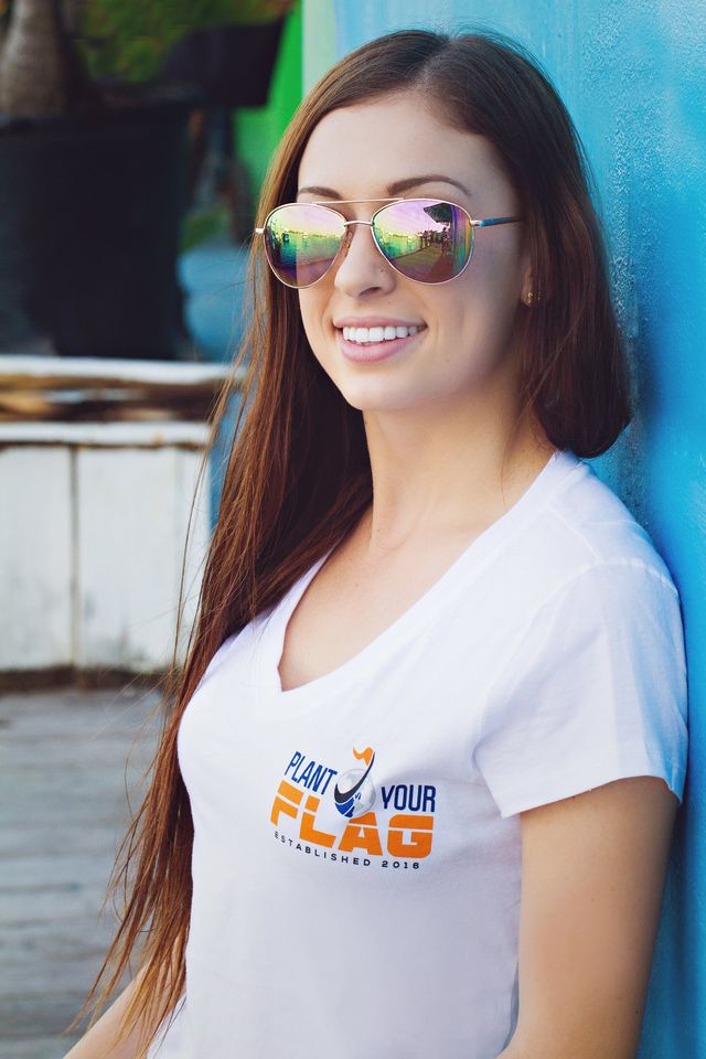 Ladies V-Neck Soft Tee | Gainesville, Florida