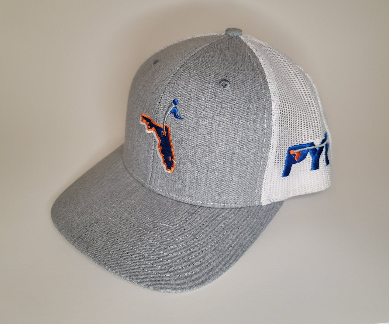 CXII Mesh Hat - Gainesville, Florida (Blue State/Heather Grey-White)