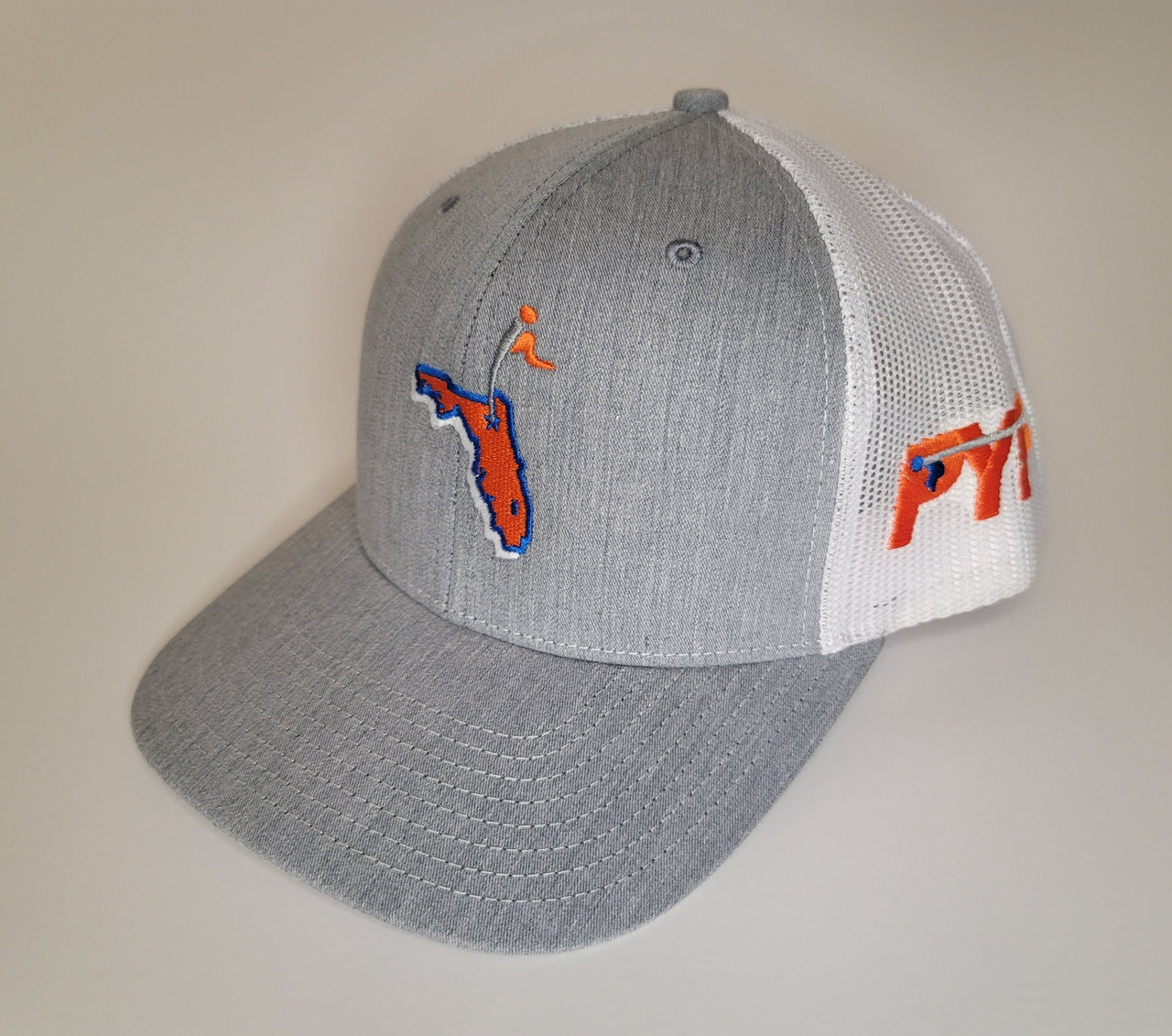 CXII Mesh Hat - Gainesville, Florida (Orange State/Heather Grey-White)