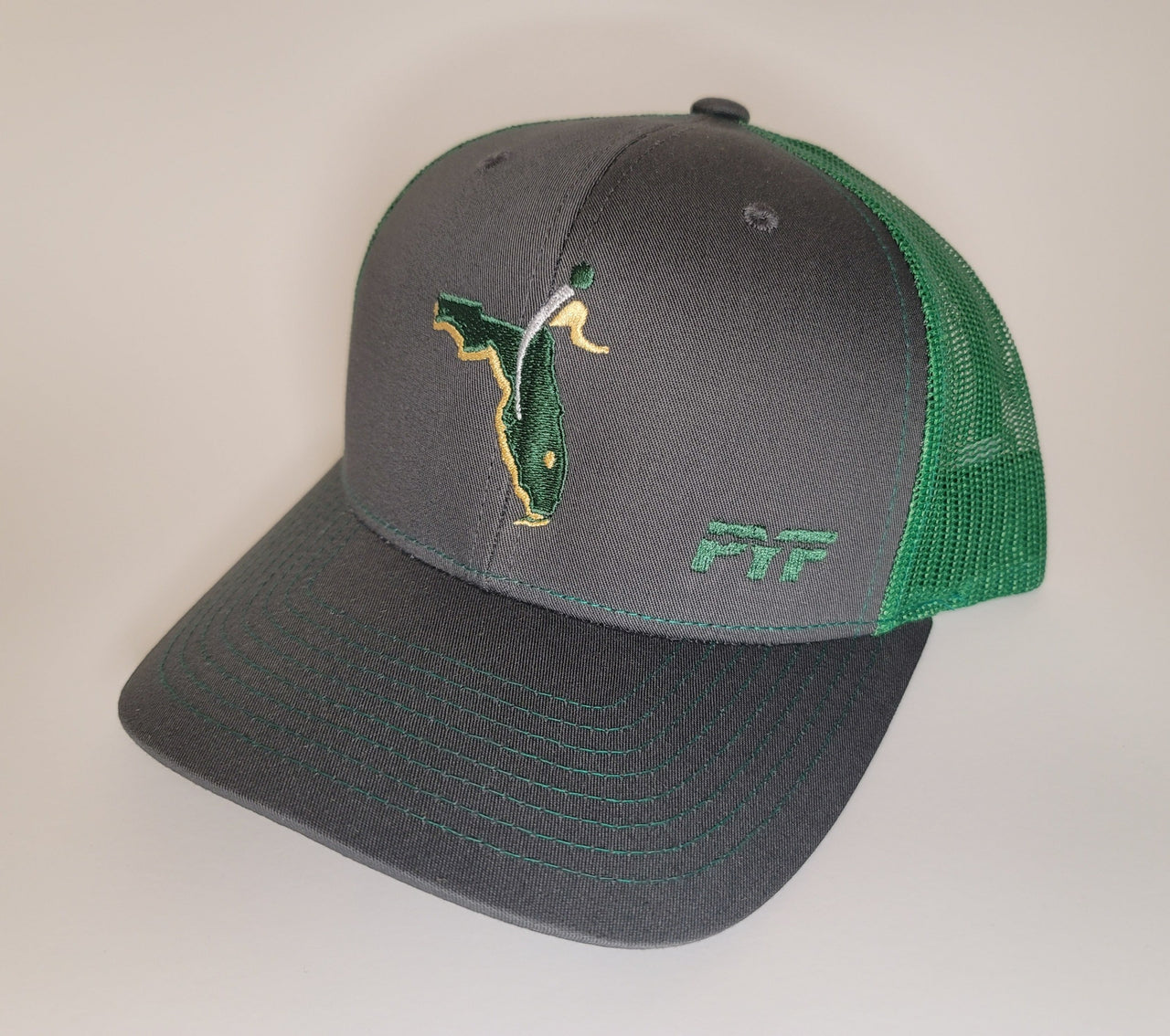 CXII Mesh Hat - Tampa, Florida (Green State/Charcoal-Green)