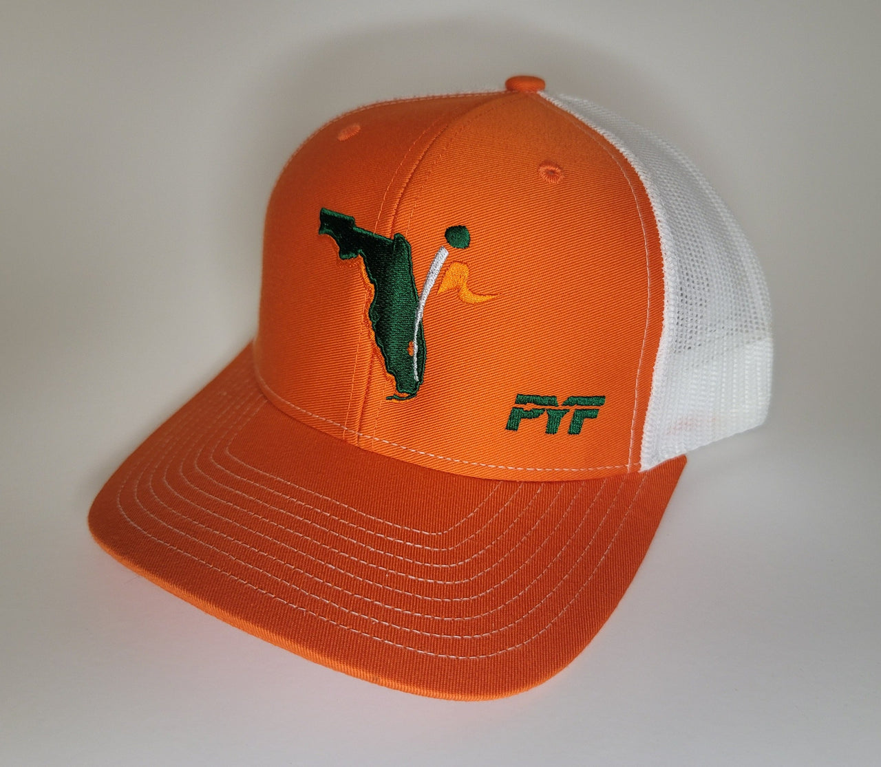 CXII Mesh Hat - Miami, Florida (Green State/Orange-White)