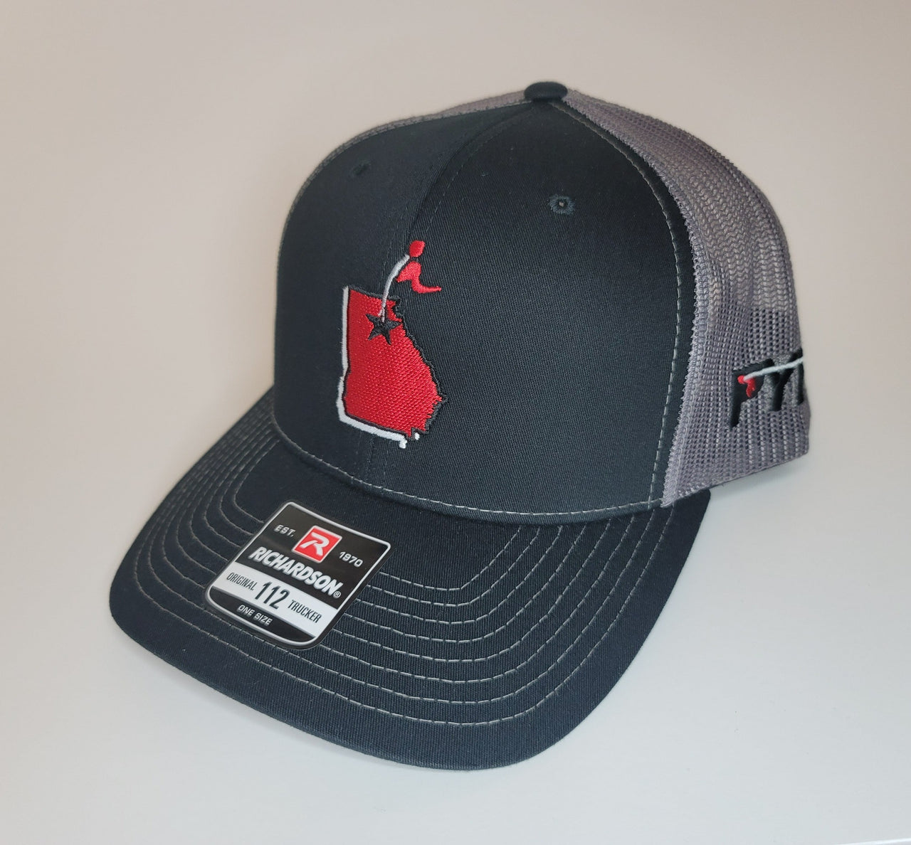 CXII Mesh Hat - Athens, Georgia 2.0 (Red State/Black-Grey)